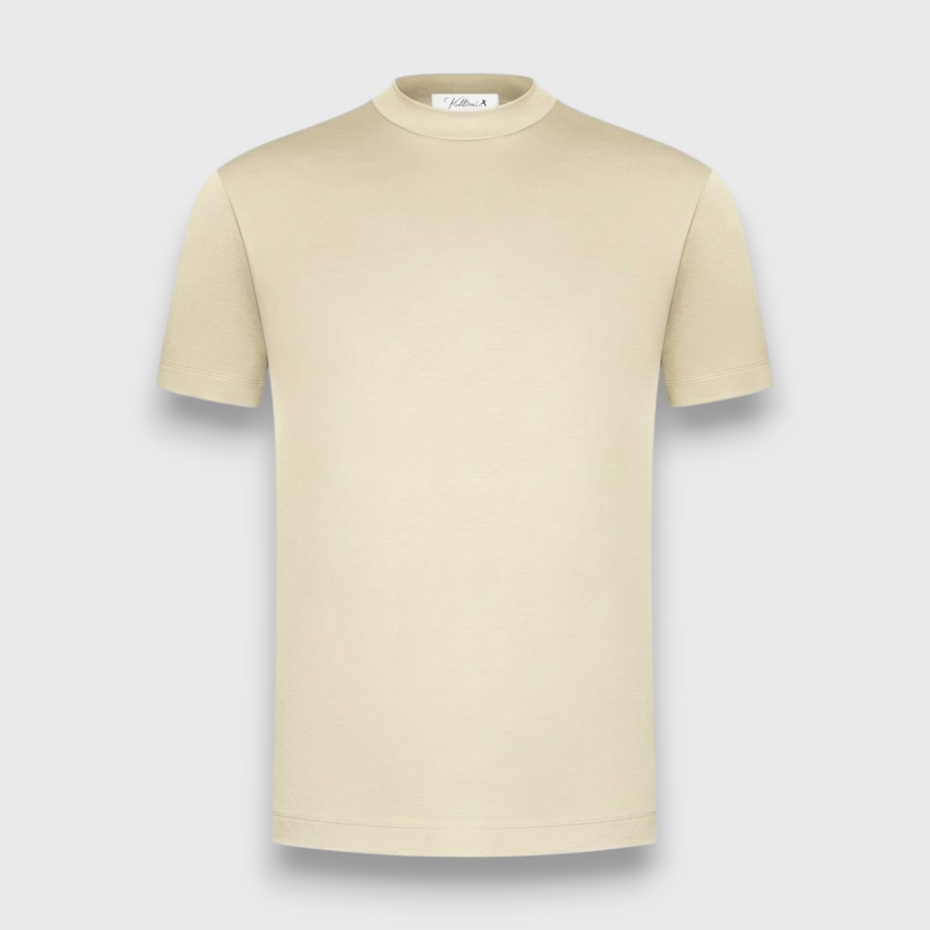 T-SHIRT MERCERIZED BEIGE
