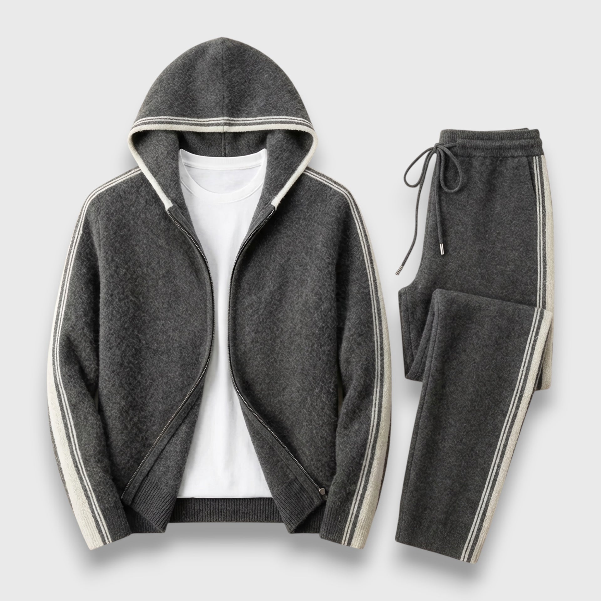 ENSEMBLE COTON GRIS