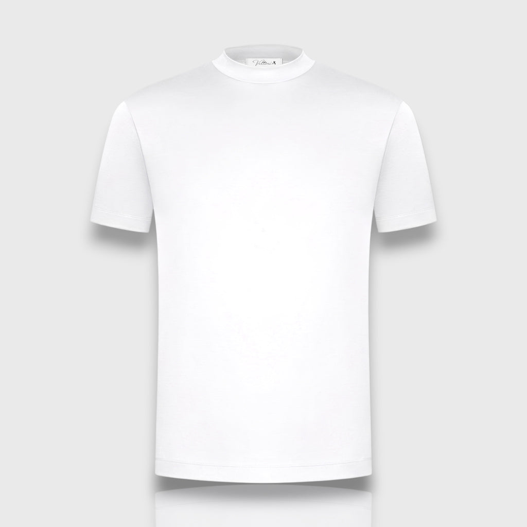 T-SHIRT MERCERIZED BLANC