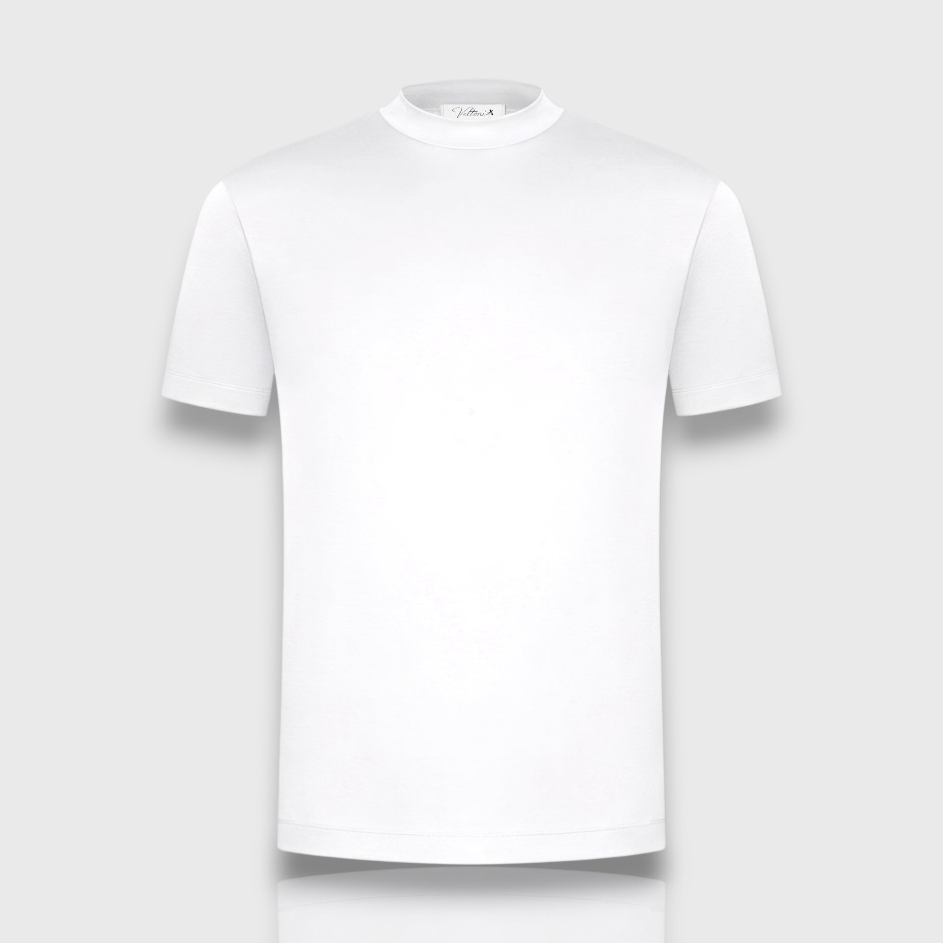 T-SHIRT MERCERIZED BLANC