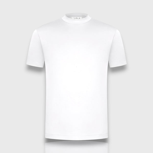 T-SHIRT MERCERISÉ BLANC