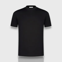 T-SHIRT MERCERIZED NOIR