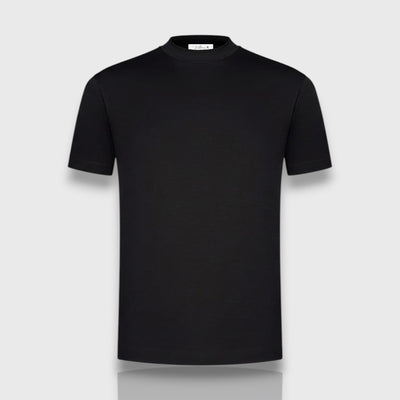 T-SHIRT MERCERIZED NOIR