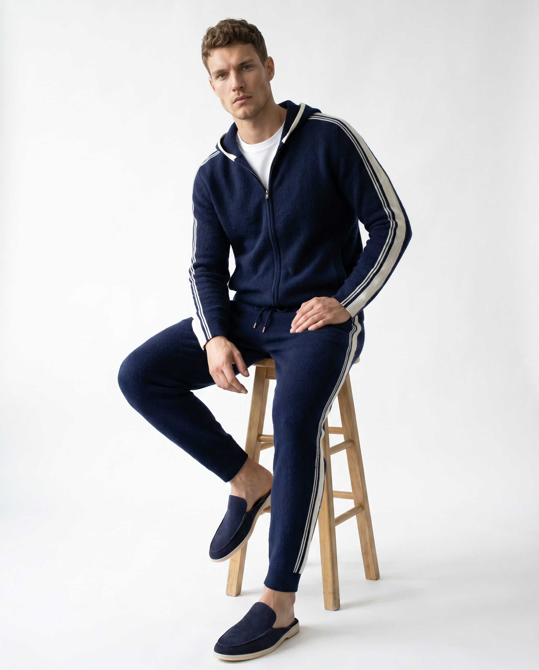 ENSEMBLE COTON NAVY