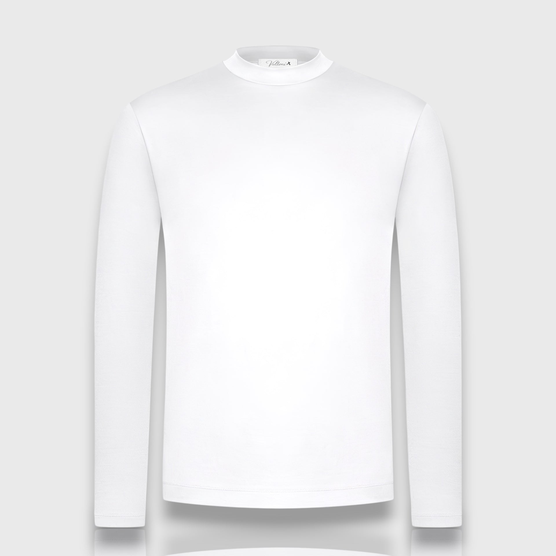 LONGSLEEVE MERCERIZED BLANC