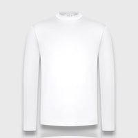 LONGSLEEVE MERCERIZED BLANC