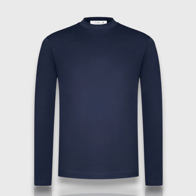 LONGSLEEVE MERCERIZED MARINE