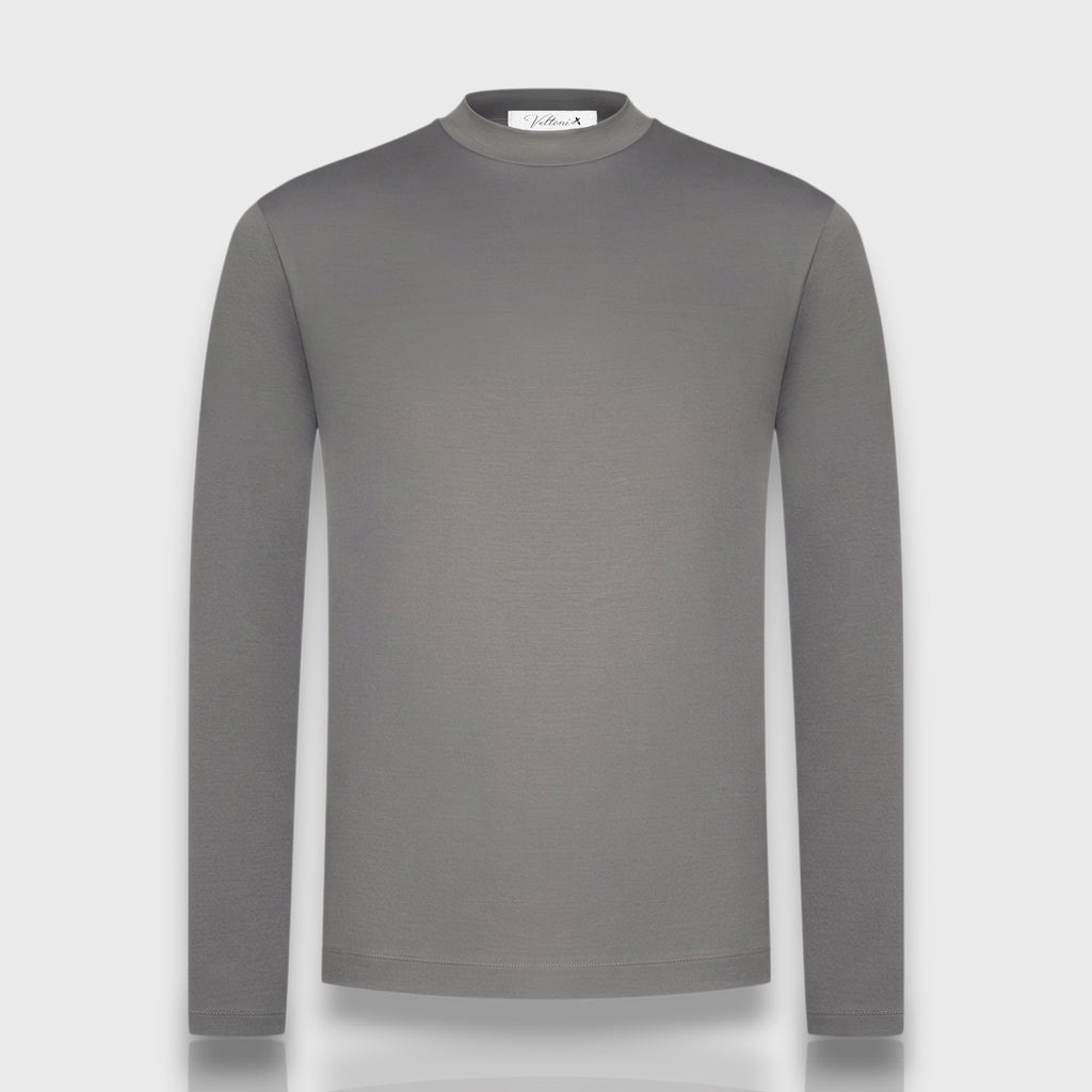 LONGSLEEVE MERCERIZED GRIS