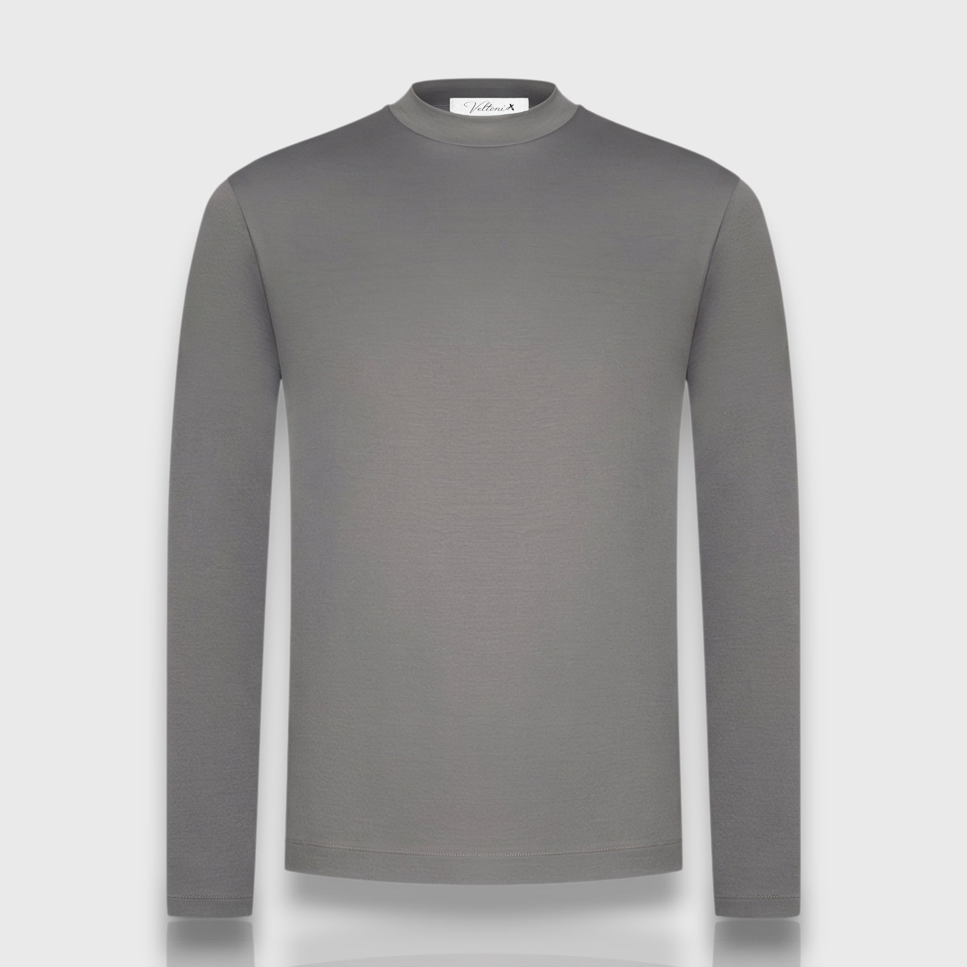 LONGSLEEVE MERCERIZED GRIS