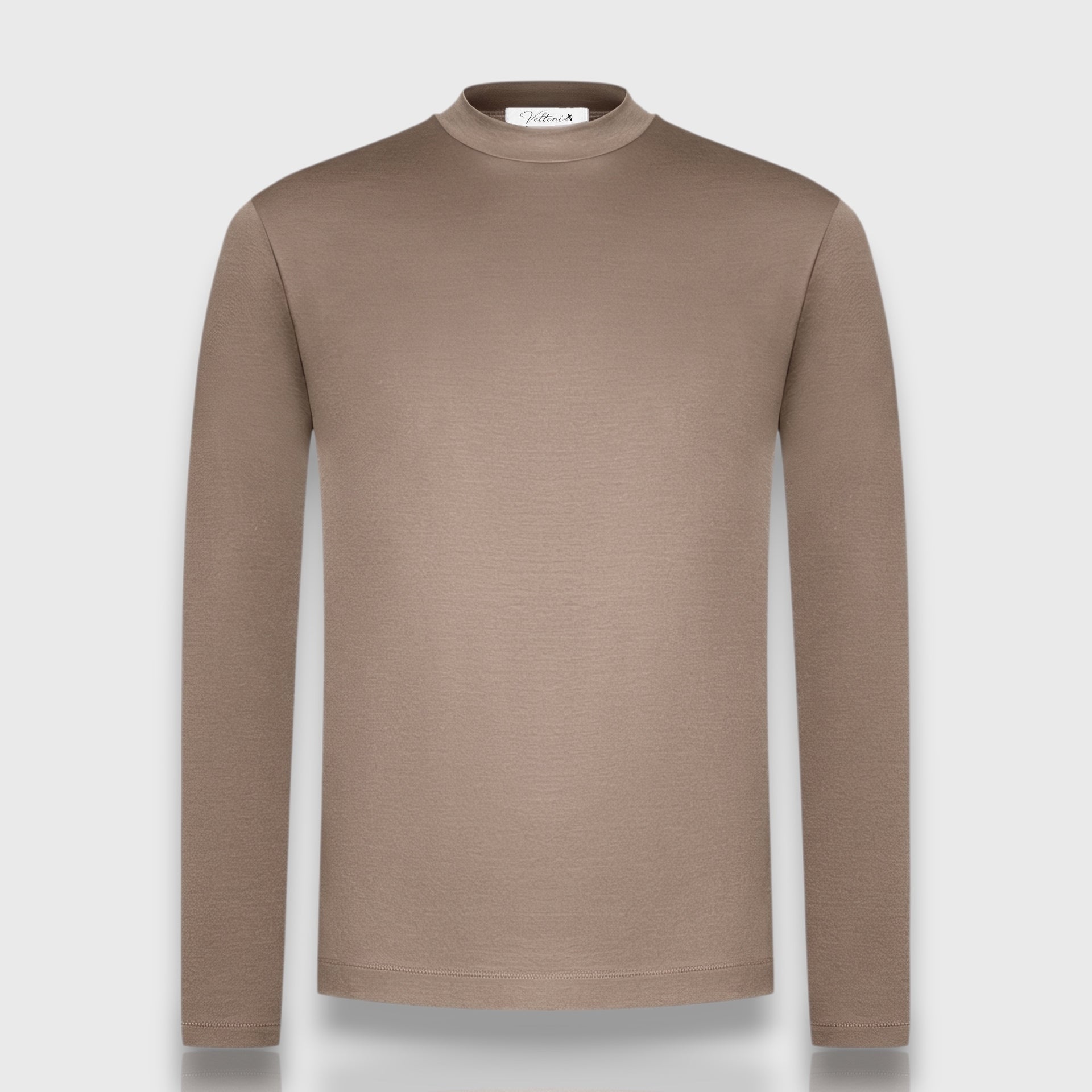 LONGSLEEVE MERCERIZED MARRON