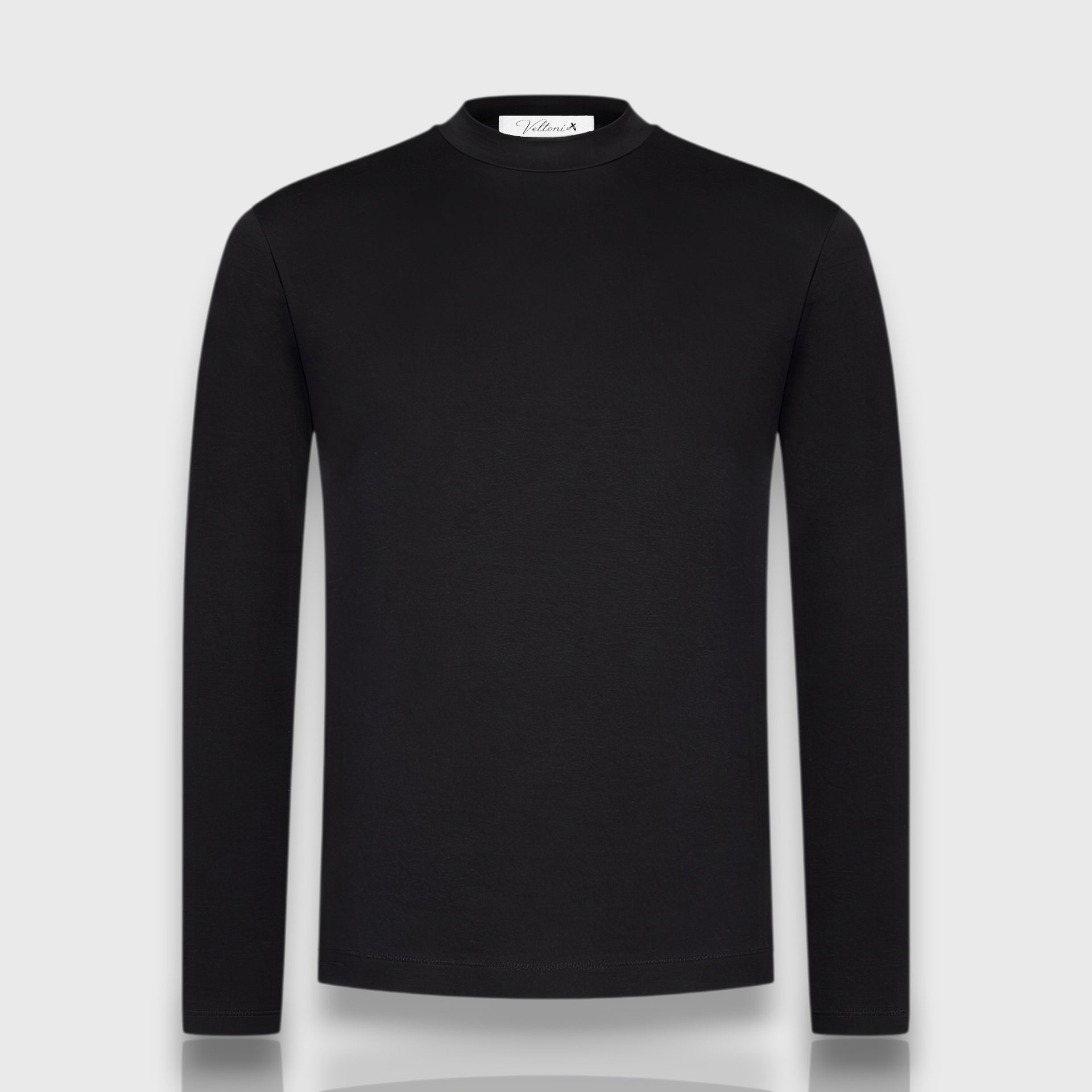 LONGSLEEVE MERCERIZED NOIR