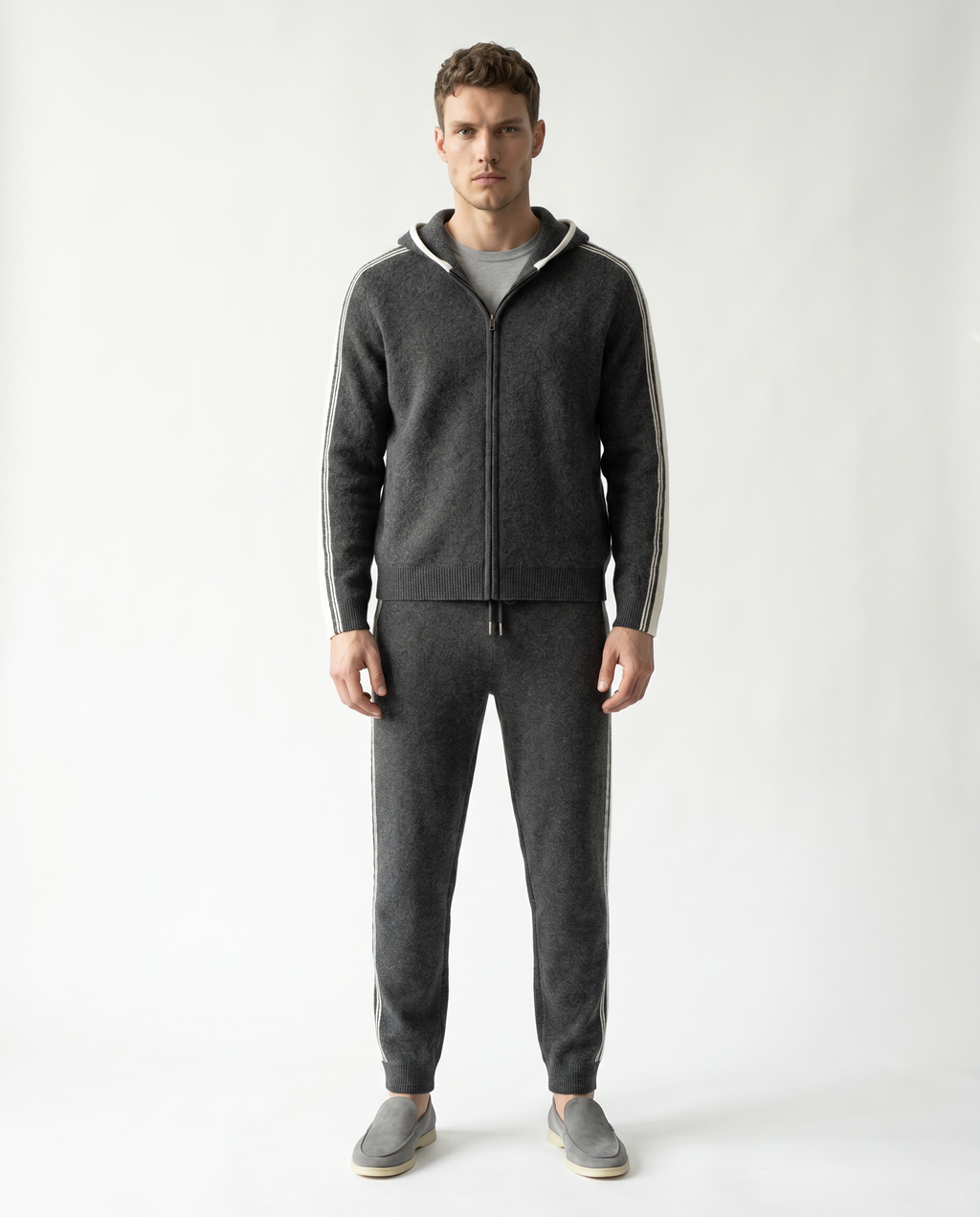 ENSEMBLE COTON GRIS