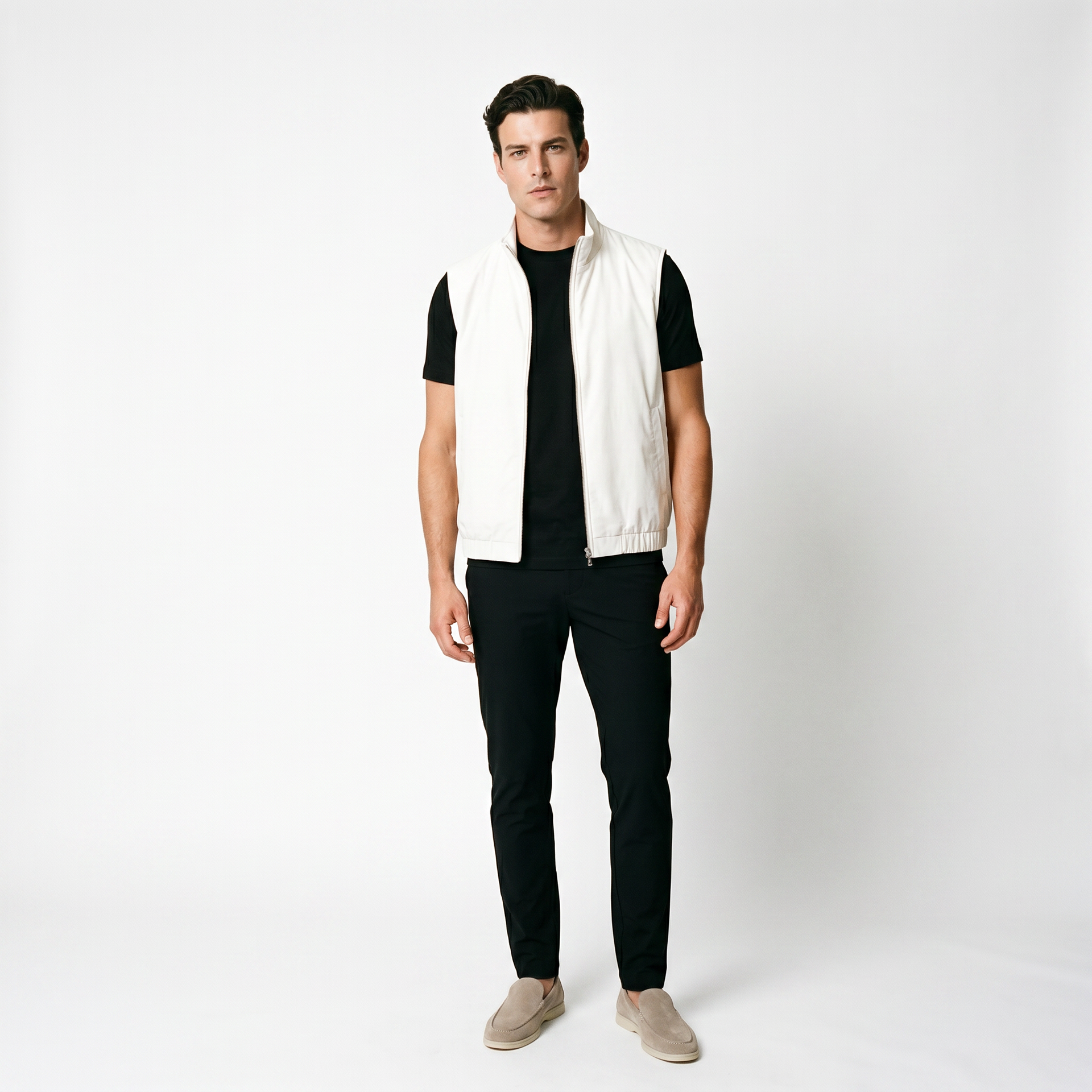 SANS MANCHES REVERSIBLE BEIGE