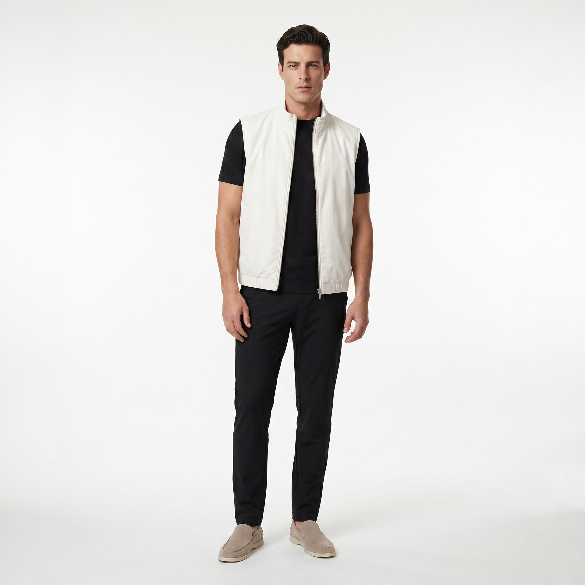 SANS MANCHES REVERSIBLE BEIGE