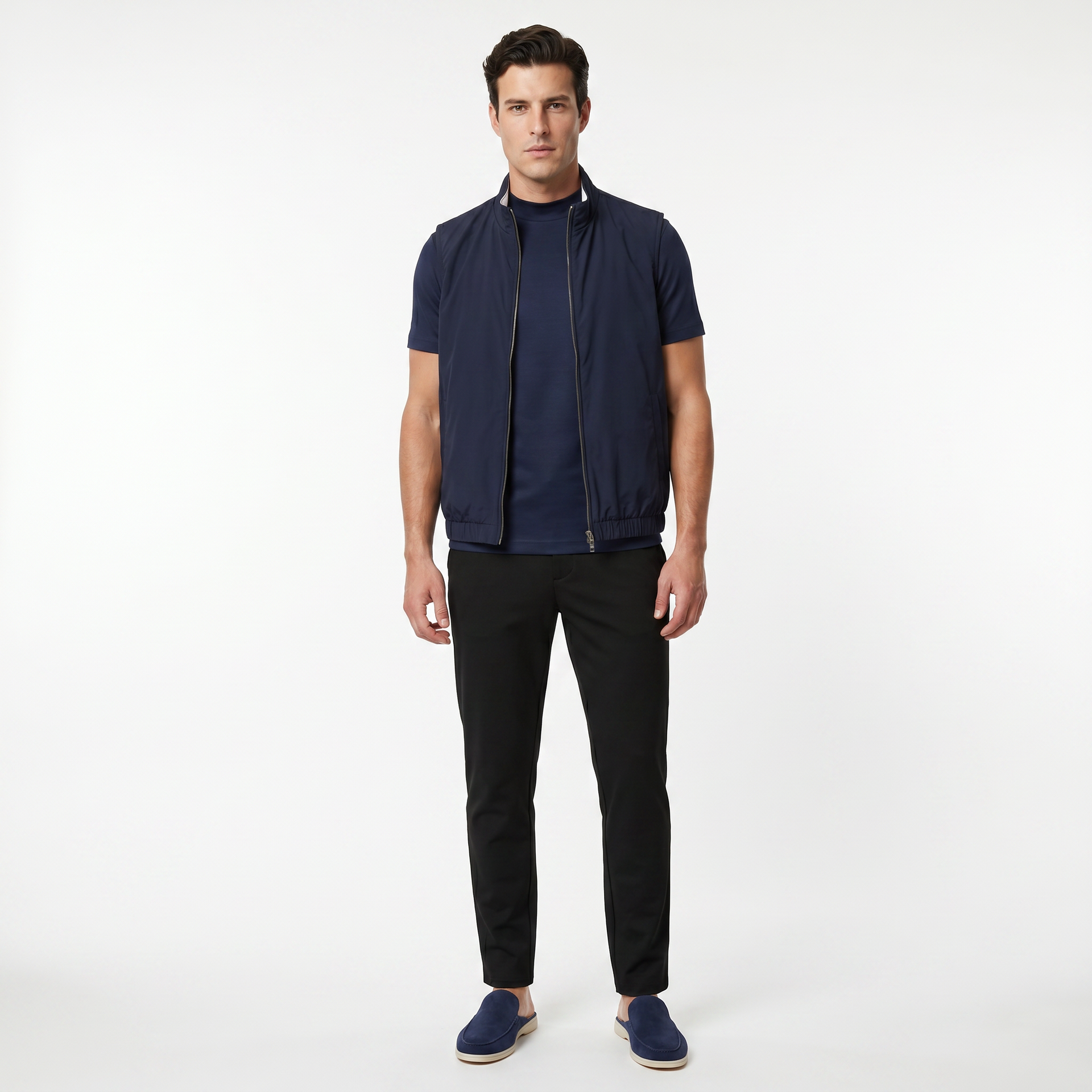 SANS MANCHES REVERSIBLE MARINE