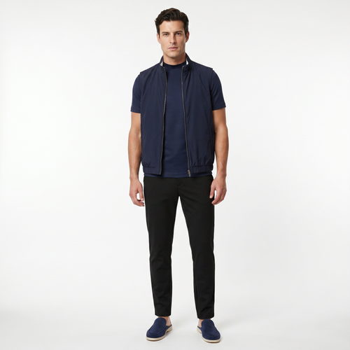 SANS MANCHES REVERSIBLE MARINE