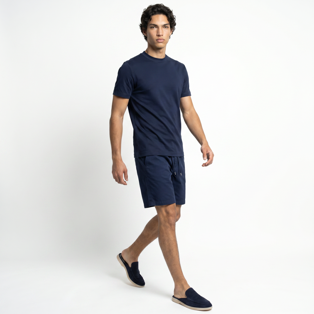 SHORT MYKONOS BLEUE