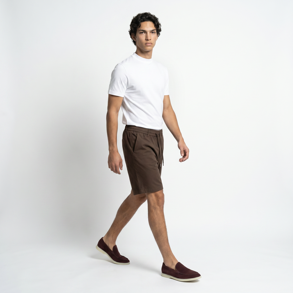SHORT MYKONOS MARRON