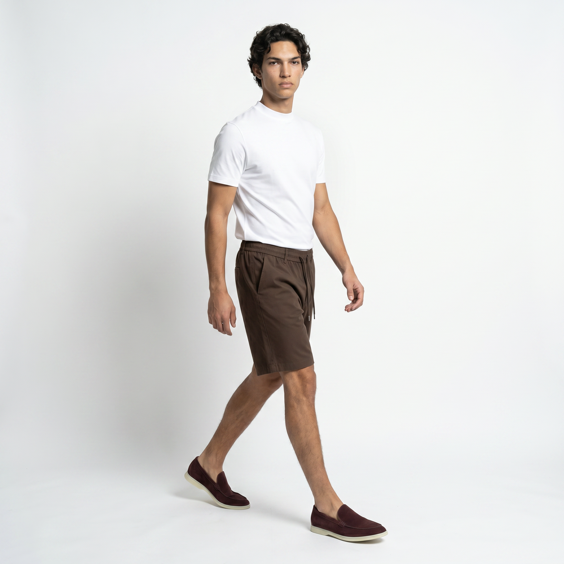 SHORT MYKONOS MARRON