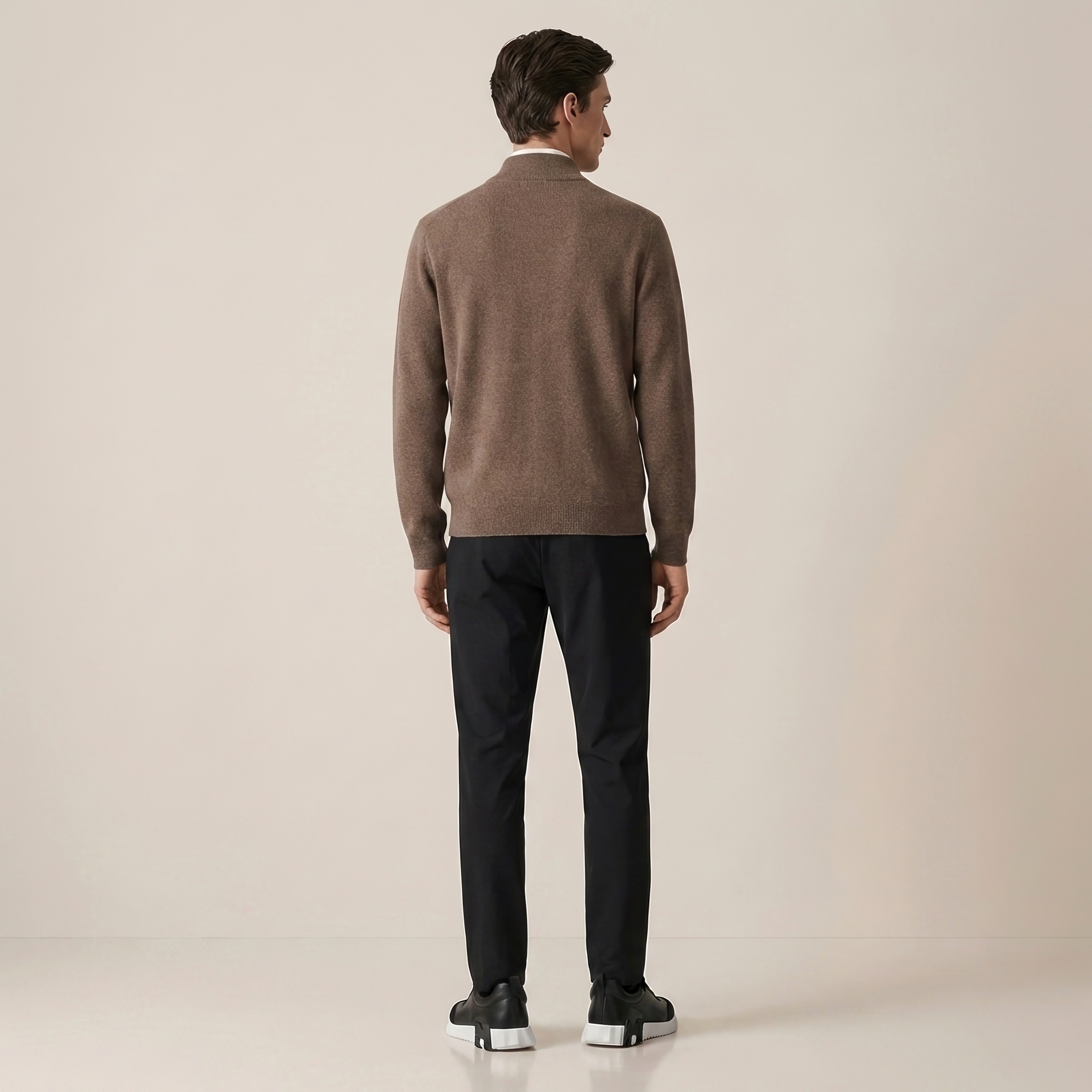 VELTONI CARDIGAN MARRON