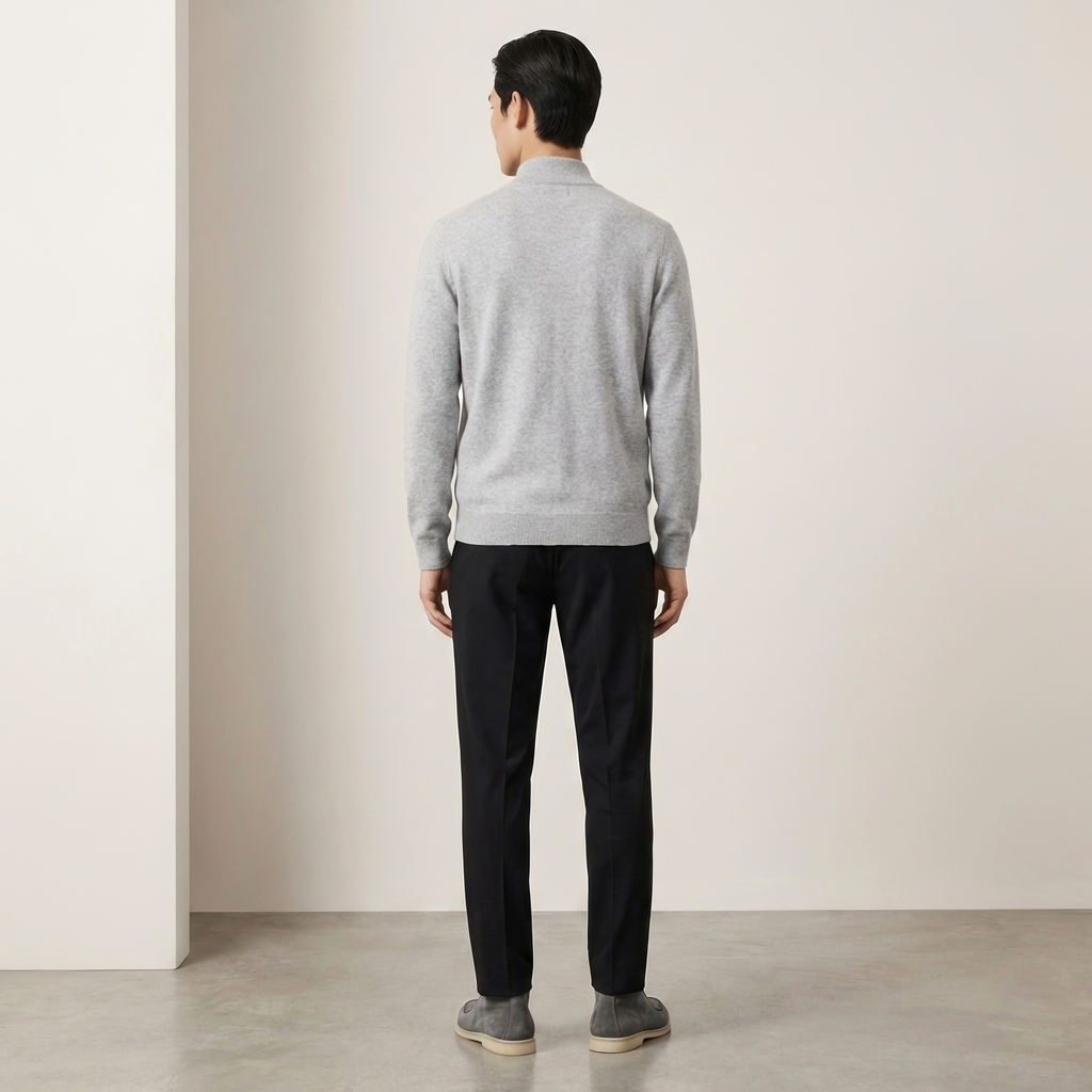 VELTONI CARDIGAN GRIS