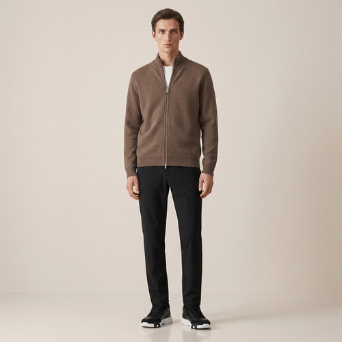 VELTONI CARDIGAN MARRON